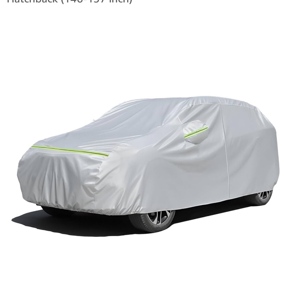 Favoto 6 Layers Hatchback Car Cover Waterproof Heavy Duty Outdoor Protection